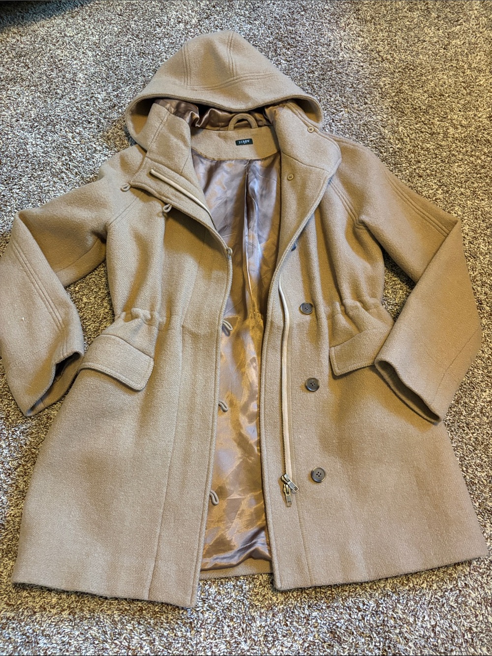 JCrew Cinch Waist Coat